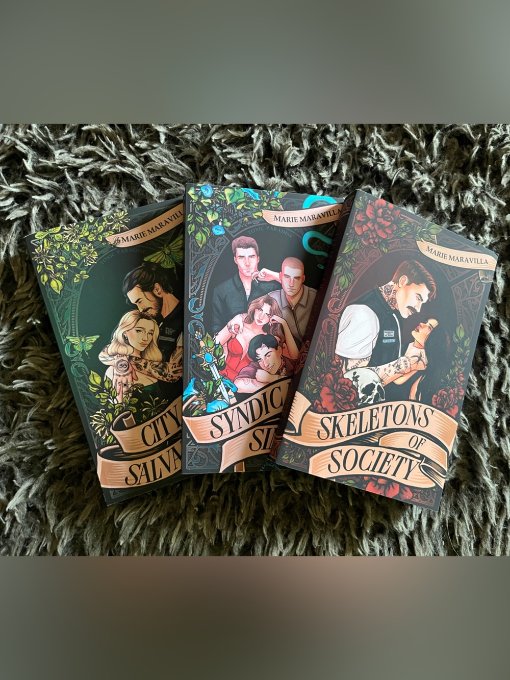 Toxic Paradise Series by Marie Maravilla - Signed Paperback Books